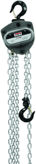 L-100-100WO-20, 1 Ton Hand Chain Hoist with 20' Lift & Overload Protection - Exact Industrial Supply