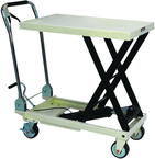 SLT-330F, Scissor Lift Table With Folding Handle - Exact Industrial Supply
