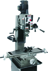 JMD-45GH Geared Head Square Column Mill Drill with Newall DP700 2-Axis DRO - Exact Industrial Supply