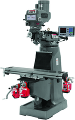 JTM-4VS Mill With ACU-RITE 200S DRO With X, Y and Z-Axis Powerfeeds - Exact Industrial Supply