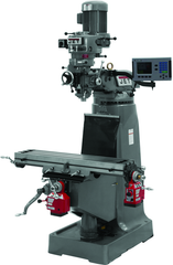 JTM-2 Mill With 3-Axis ACU-RITE 200S DRO (Quill) With X and Y-Axis Powerfeeds - Exact Industrial Supply