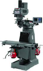 JTM-4VS Mill With Acu-Rite 200S DRO With X, Y & Z-Axis Powerfeeds With Air Powered Draw Bar - Exact Industrial Supply