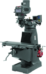 JTM-4VS Mill With 3-Axis ACU-RITE 200S (Knee) and Power Draw Bar - Exact Industrial Supply