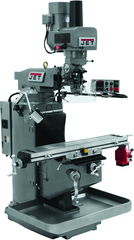 JTM-949EVS Mill With X-Axis Powerfeed and Air Powered Draw Bar - Exact Industrial Supply