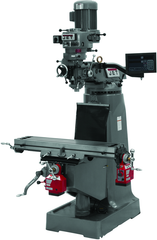 JTM-1 Mill With 3-Axis Newall DP700 DRO (Knee) - Exact Industrial Supply