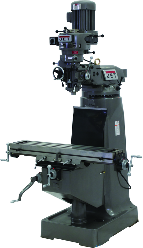 JTM-1 Mill With 3-Axis Newall DP500 DRO (Knee) - Exact Industrial Supply