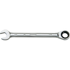 ‎Proto Full Polish Combination Non-Reversible Ratcheting Wrench 11 mm - 12 Point - Exact Industrial Supply