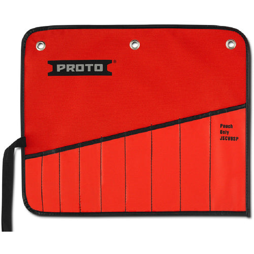 Proto Red Canvas Tool Pouch 7 Pockets - Exact Industrial Supply