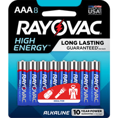 AAA High Energy Alkaline Batt-8Pk - Exact Industrial Supply