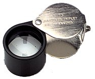 #816168 - 7X Power - 19.8mm Round - Hastings Triplet Folding Magnifier - Exact Industrial Supply