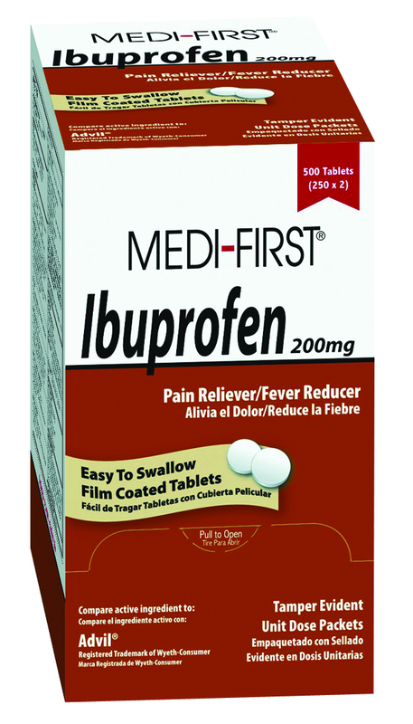 GENERIC IBUPROFEN 250 X 2 - Exact Industrial Supply