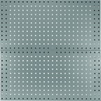Two-Panel Steel Toolboard System -Gray - Exact Industrial Supply