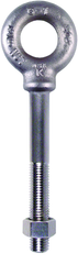 304 Stainless Steel Plain Pattern Nut Eye Bolt - 5/16-18 Thread; 5/8" Eye Dia. - Exact Industrial Supply