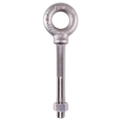 Plain Pattern Nut Eye Bolt - 35/8″-11 Thread Size, 1 3/8″ Eye Diameter - Exact Industrial Supply