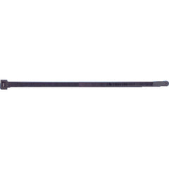 Cable Ties - Mini Series 18 - Black Nylon–6.4″ Length - Exact Industrial Supply