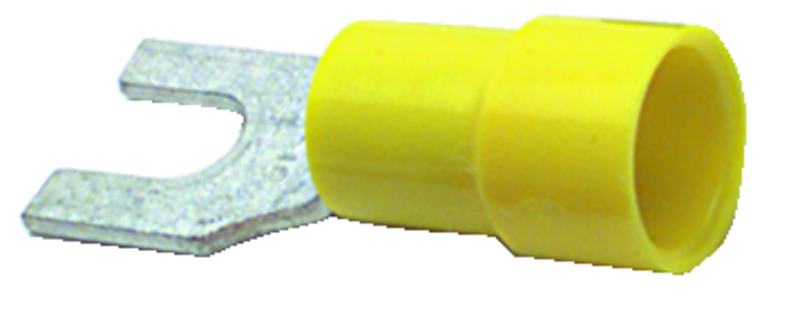 Electrical Connectors - TV10-8LF-XV #8 Lock Fork - Exact Industrial Supply