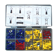 185 Piece - Electrical Terminal Assortment - Exact Industrial Supply