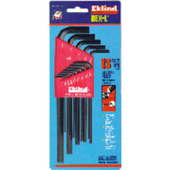 13 Pieces-0.050″-3/8″ Long Arm Style - Hex Key Set - Exact Industrial Supply