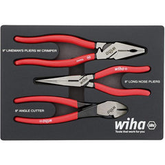 3 PC CL GRIP PLIER SET TRAY - Exact Industrial Supply