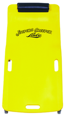 Low Profile Plastic Creeper - Body-fitting Design - Yellow - Exact Industrial Supply
