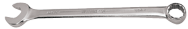 1'' - 14'' OAL - Chrome Satin Combination Wrench - Exact Industrial Supply