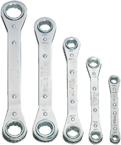 Snap-On/Williams (5 Piece) Straight Ratcheting Box Wrench Set - Inch - Exact Industrial Supply