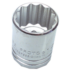 23 mm × 41.28-1/2″ Drive-12 Point - Metric Standard Socket - Exact Industrial Supply