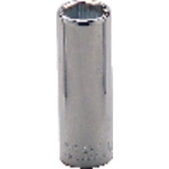 11 mm × 56.36 mm-3/8″ Drive-6 Point - Metric Deep Socket - Exact Industrial Supply