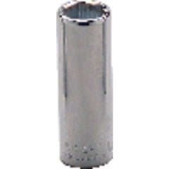 9 mm × 56.36 mm-3/8″ Drive-6 Point - Metric Deep Socket - Exact Industrial Supply