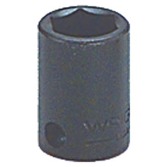 3/8″ × 1 1/6″ Overall Length-3/8″ Drive-6 Point - Standard Impact Socket - Exact Industrial Supply