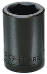 35mm x 57.15mm OAL - 3/4" Drive - 6 Point - Metric Impact Socket - Exact Industrial Supply