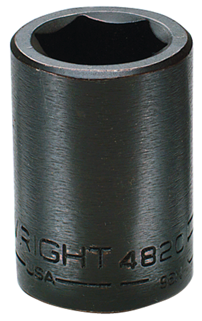 1-1/4 x 2-1/8" OAL - 3/4'' Drive - 6 Point - Standard Impact Socket - Exact Industrial Supply