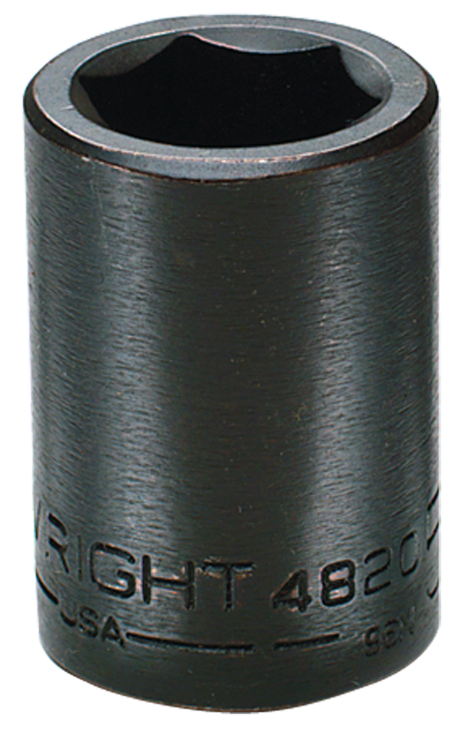 35mm x 2-1/4" OAL - 3/4'' Drive - 6 Point - Metric Impact Socket - Exact Industrial Supply