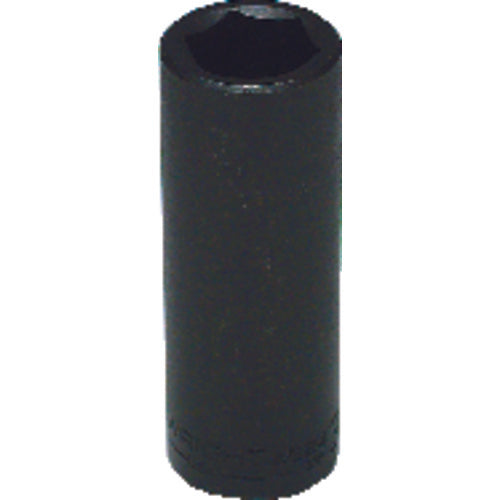 23 mm × 78.58 mm Overall Length-1/2″ Drive-6 Point - Metric Deep Impact Socket - Exact Industrial Supply