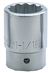 2-3/16 x 3-1/4" - 3/4" Drive - 12 Point - Standard Socket - Exact Industrial Supply