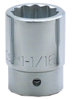 2-1/8 x 3-1/8" - 3/4" Drive - 12 Point - Standard Socket - Exact Industrial Supply