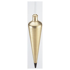 ‎800-8 8 Oz - Brass Plumb Bob - Exact Industrial Supply