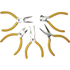 5PC MINI PLIER SET - Exact Industrial Supply