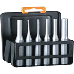 ‎6 Pieces-3/32″ to 5/16″ - Mechanic's Pin Punch Set - Exact Industrial Supply