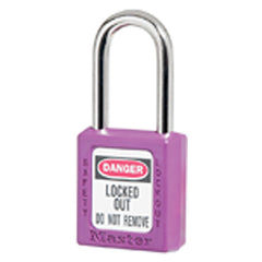 Xenoy Padlock - 1 1/2″ Body Width; Keyed: Different; Purple - Exact Industrial Supply