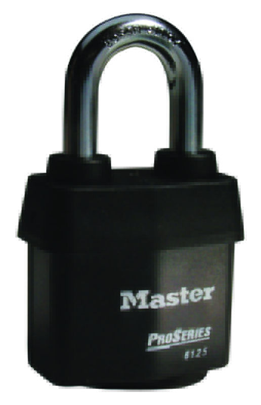 Hi-Vis Aluminum Padlock - 2-3/8'' Body Width; Keyed: Different; - Exact Industrial Supply