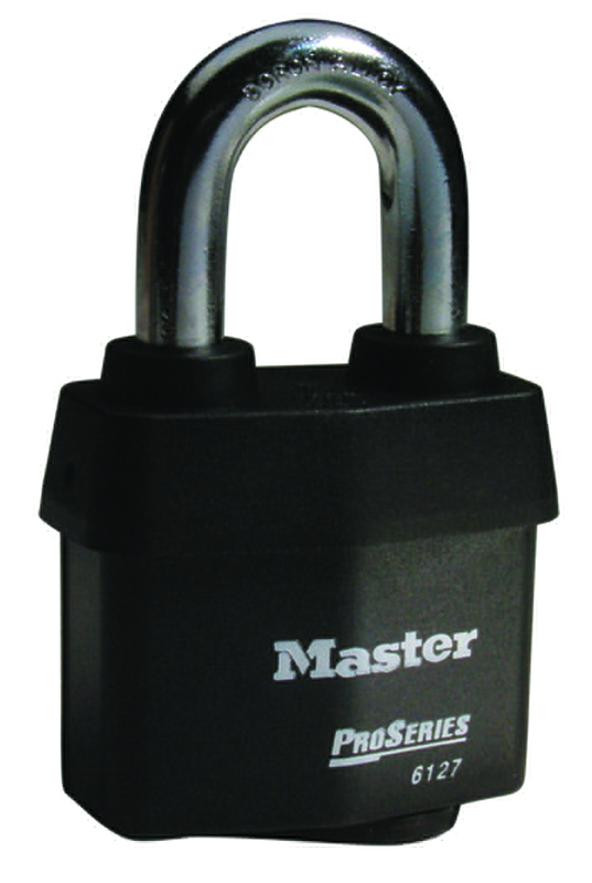 Hi-Vis Aluminum Padlock - 2-5/8'' Body Width; Keyed: Different; - Exact Industrial Supply