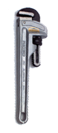 3" Pipe Capacity - 24" OAL - Aluminum Pipe Wrench - Exact Industrial Supply