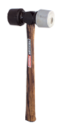 Vaughan Rubber Mallet -- 24 oz; Hickory Handle - Exact Industrial Supply