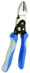 9" Compound Action Diagonal Plier - Cushion Grip - Exact Industrial Supply