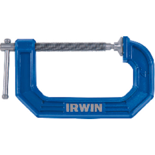 Quick-Grip C-Clamp - 3 1/2″ Throat Depth, 2″ Maximum Opening - Exact Industrial Supply