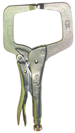 C-Clamp -- #11R Plain Grip 3-3/4'' Capacity 11'' Long - Exact Industrial Supply