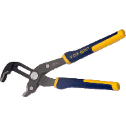 Vise-Grip Tongue & Groove Pliers - Standard - Comfort Grip 2 1/4″ Capacity 10″ Long - Exact Industrial Supply