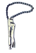 Locking Chain Clamp -- #20R Plain Grip 19" Chain Length - Exact Industrial Supply