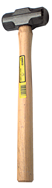 Sledge Hammer -- 20 lb; Hickory Handle; 3'' Head Diameter - Exact Industrial Supply